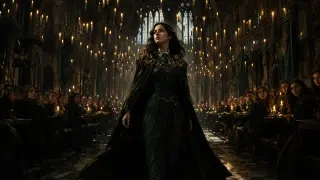 O Corredor dos Olhares, Em Movimento — capa do vídeo de IA de A Herdeira Grindelwald
