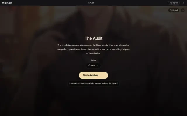 The Audit — escribiendo la jugada inicial de la cita planificada en hoja de cálculo