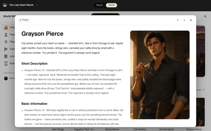 Neta Studio — el detalle del átomo de Grayson Pierce