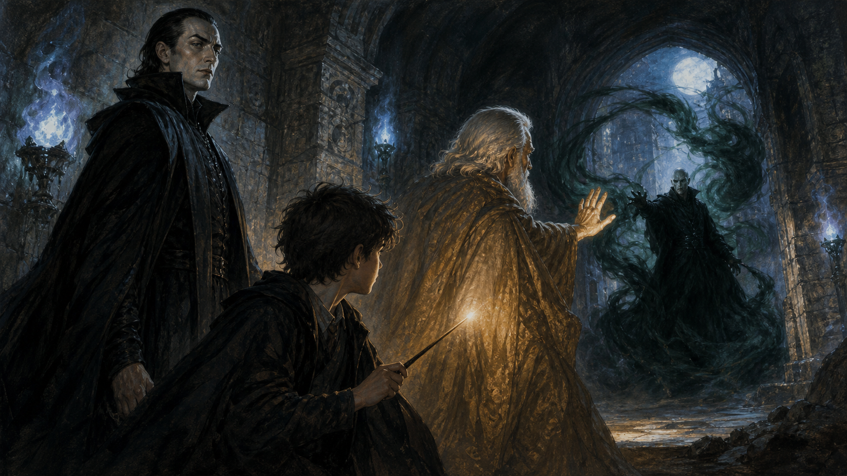 The Choice in the Shadows — Dark-Fantasy AI Video from the Wizarding World