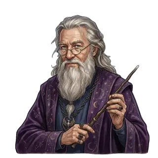 Transparentes Sprite von Albus Dumbledore