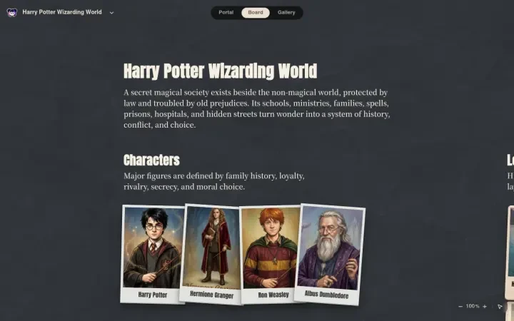 Neta Studio — Harry Potter Wizarding World board
