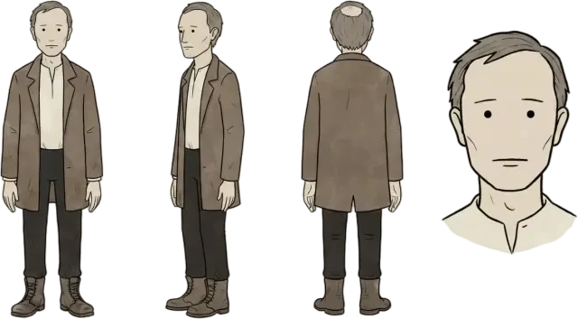 Transparent sprite cutout — the Gardner farmer