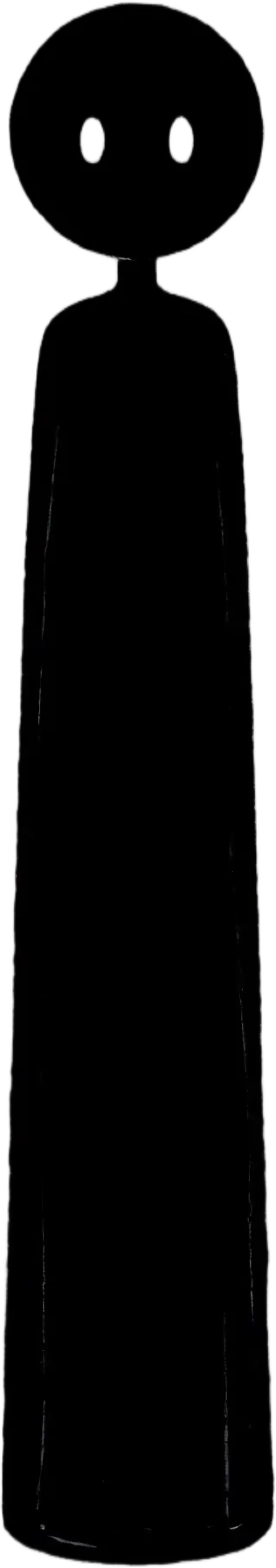 Transparent sprite cutout — the black silhouette