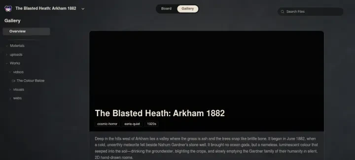 Neta Studio — The Colour Below video work in the gallery