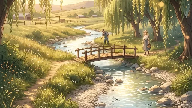 Fondo de escena — el arroyo