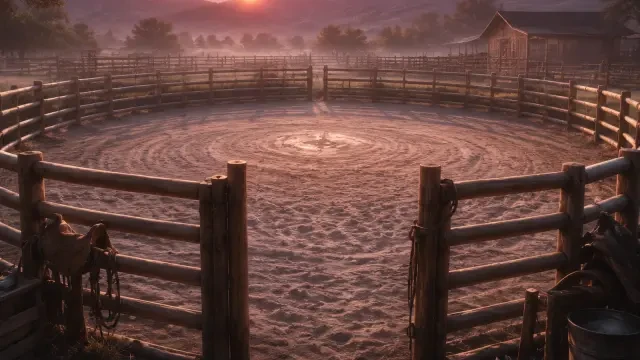 Fondo de escena — el corral redondo