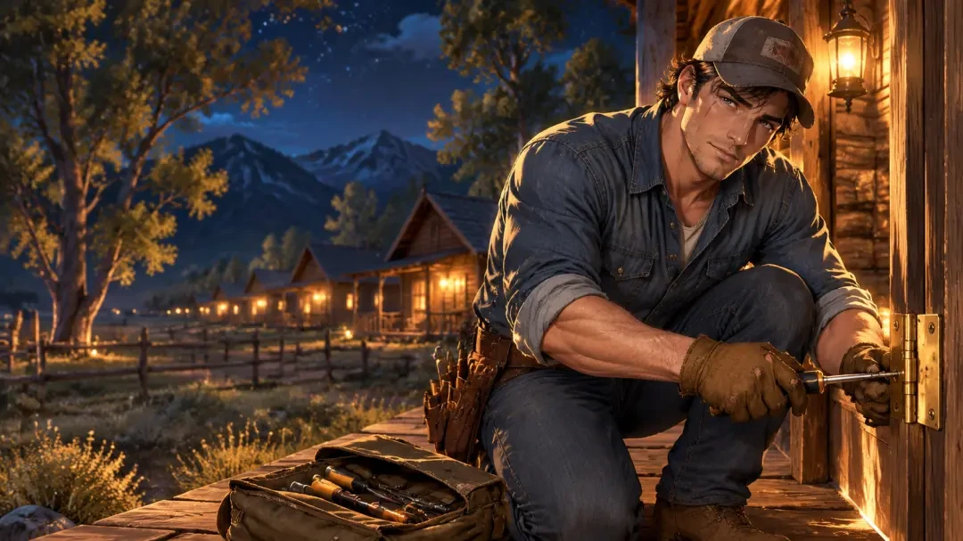 The Fixer — Un roleplay western slow-burn creado por IA (Él repara lo que tocas a medianoche)