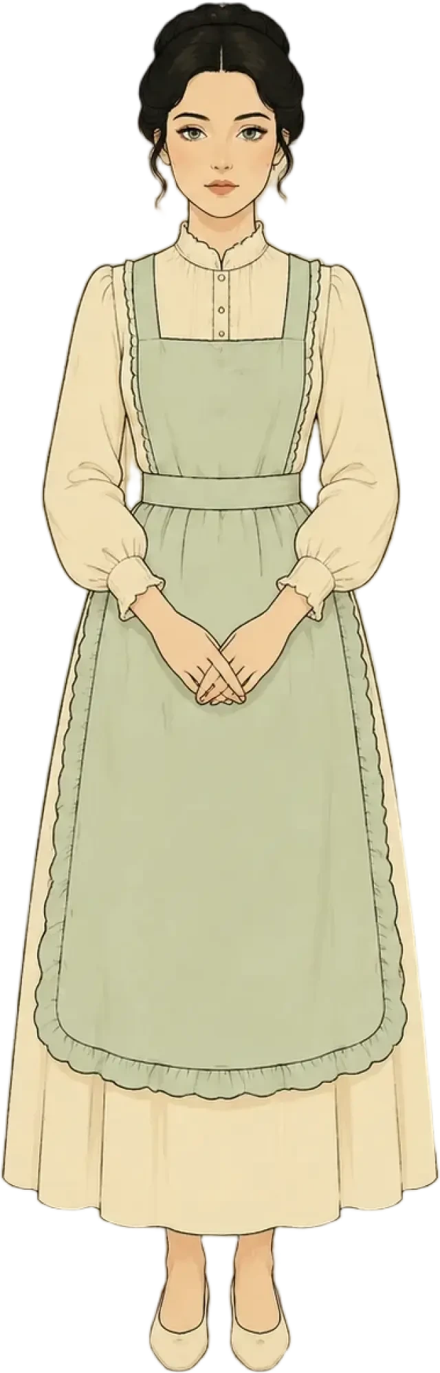 サブリナ — 透過キャラクタースプライト