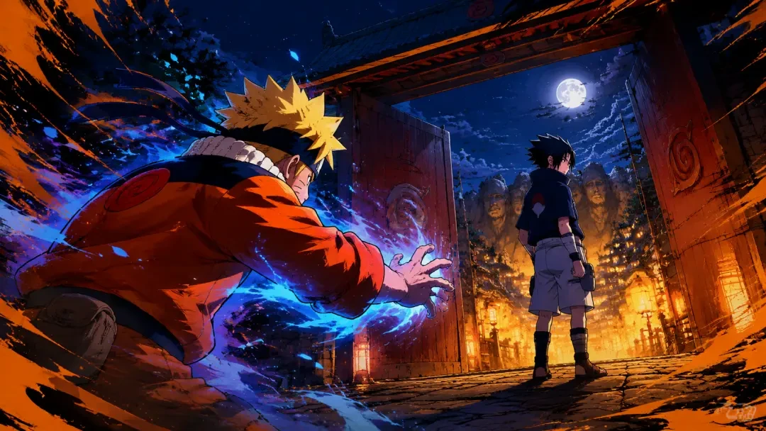 Ночь, когда Саске уходит — интерактивное веб-приключение Naruto | Играть онлайн