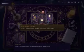 Jogabilidade — a Tiragem de Três Cartas
