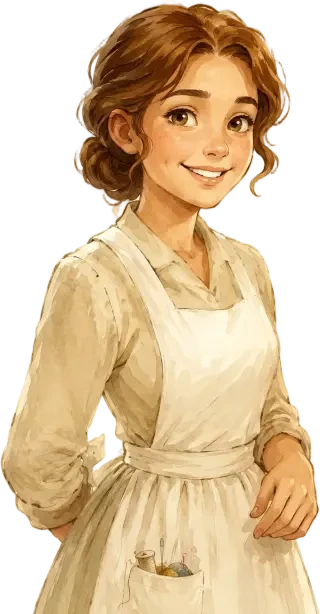 Eliza — transparenter Charakter-Sprite