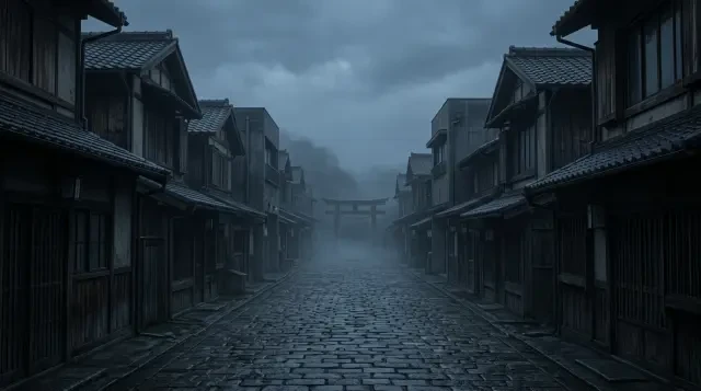 Village Street background