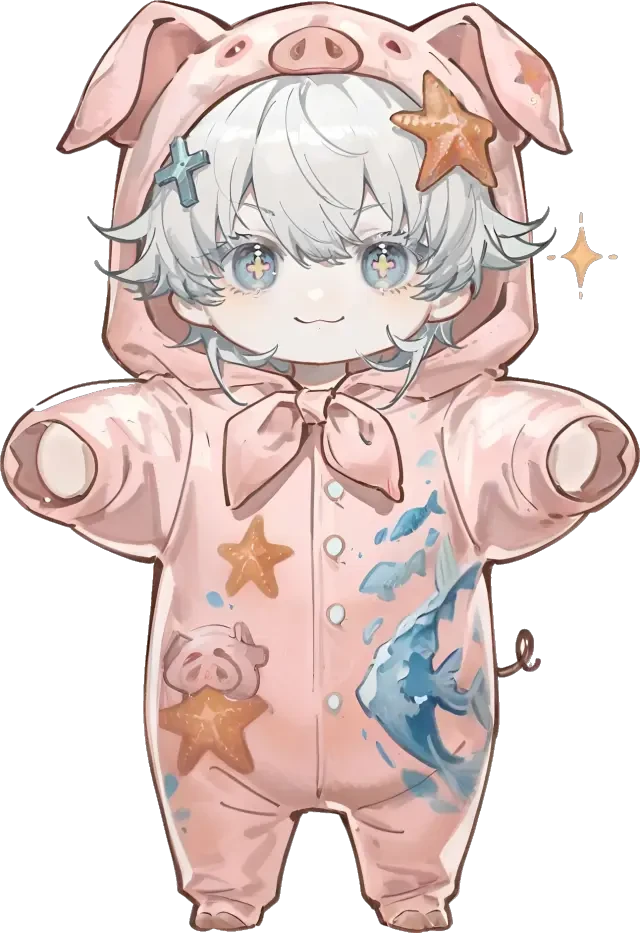 Charakter-Sprite von Ouda Zhu (transparentes PNG)