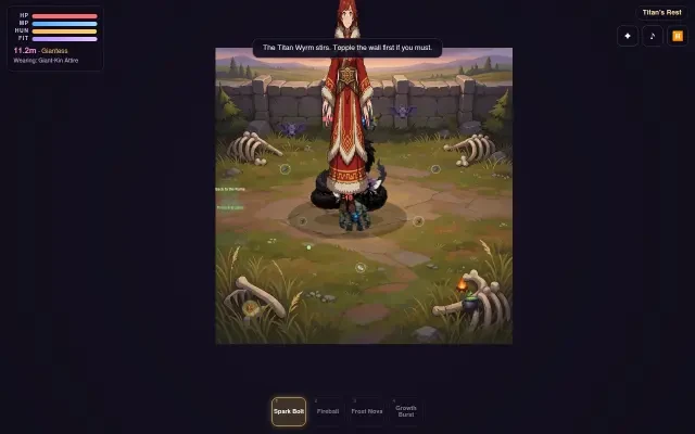 Zu groß für meine Roben Gameplay – Riesin am Titanwurm
