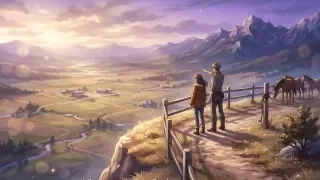 장면 배경 — 능선