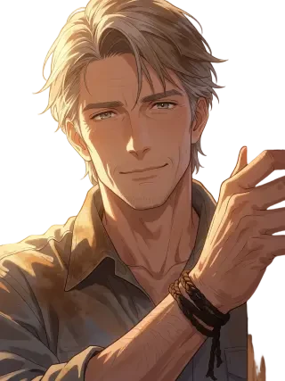 Silas Ford — transparentes Sprite (Pferdetrainer)
