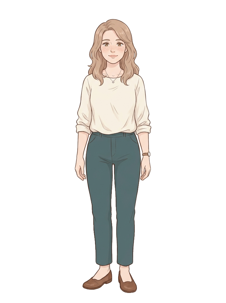 Claire — Sprite als Erwachsene (neutral)