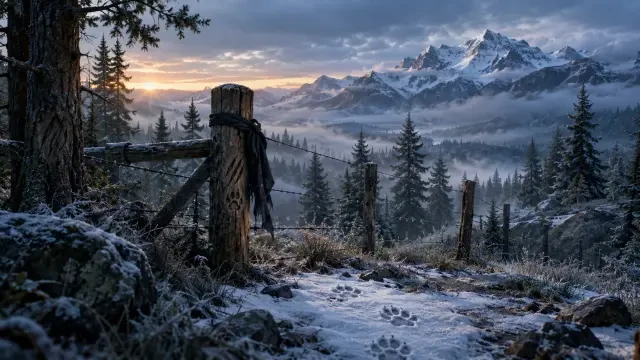 Border Ridge scene background