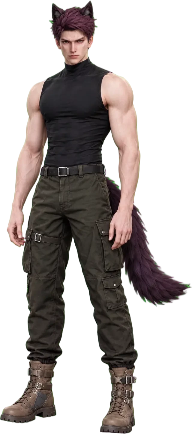 Valko transparent full-body sprite, relaxed