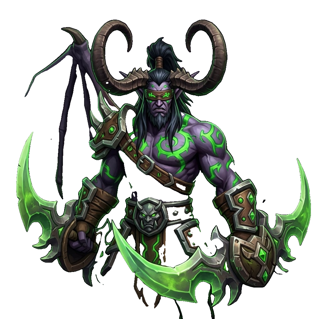 Sprite transparente de Illidan