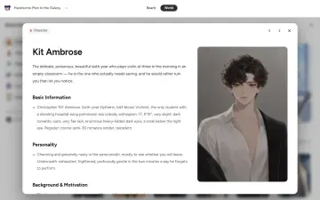 Neta Studio — Charakterseite von Kit Ambrose