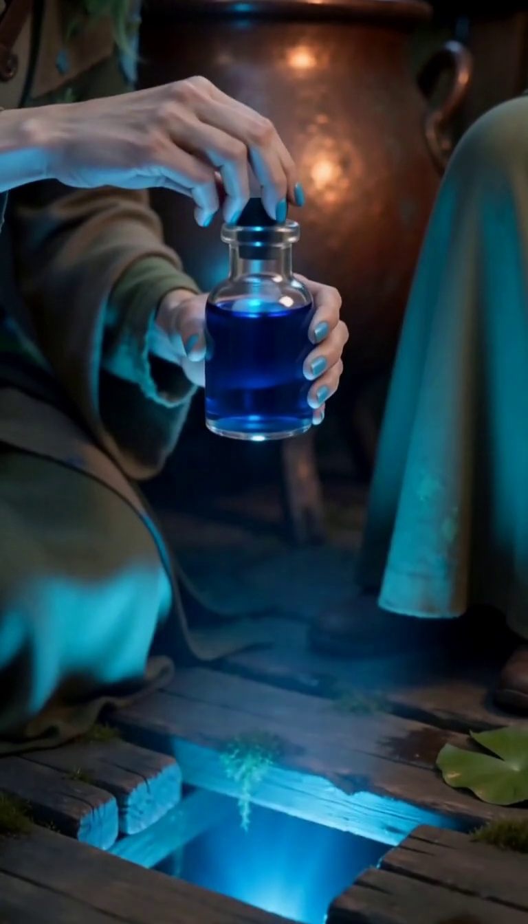 Standbild aus dem finalen Video – der Korken sitzt mit einem sauberen Glas-Klick