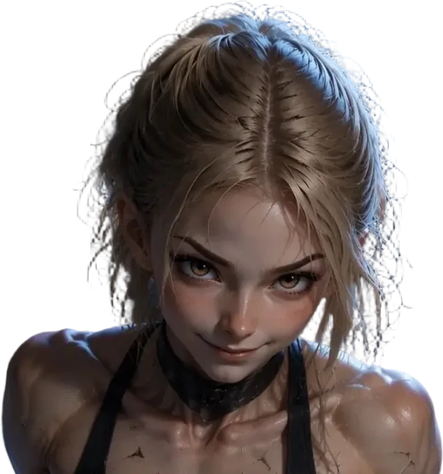 Alacrity recortada de su referencia de rostro — sprite PNG transparente