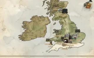 Live-App – der vollständige Pergament-Atlas des magischen Großbritannien