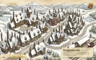 UI – Ortskarte von Hogsmeade