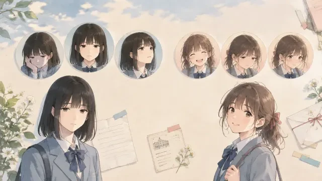Xiapu N/O/P-Ausdrucks-Review — Sechs gesichtsfixierte Charakter-Sprites
