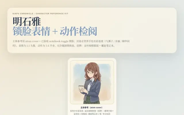 线上检阅页面 — 开场主视觉与原子封面
