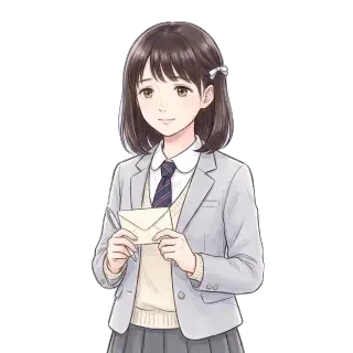 Спрайт — 河内杏叶, прозрачный PNG