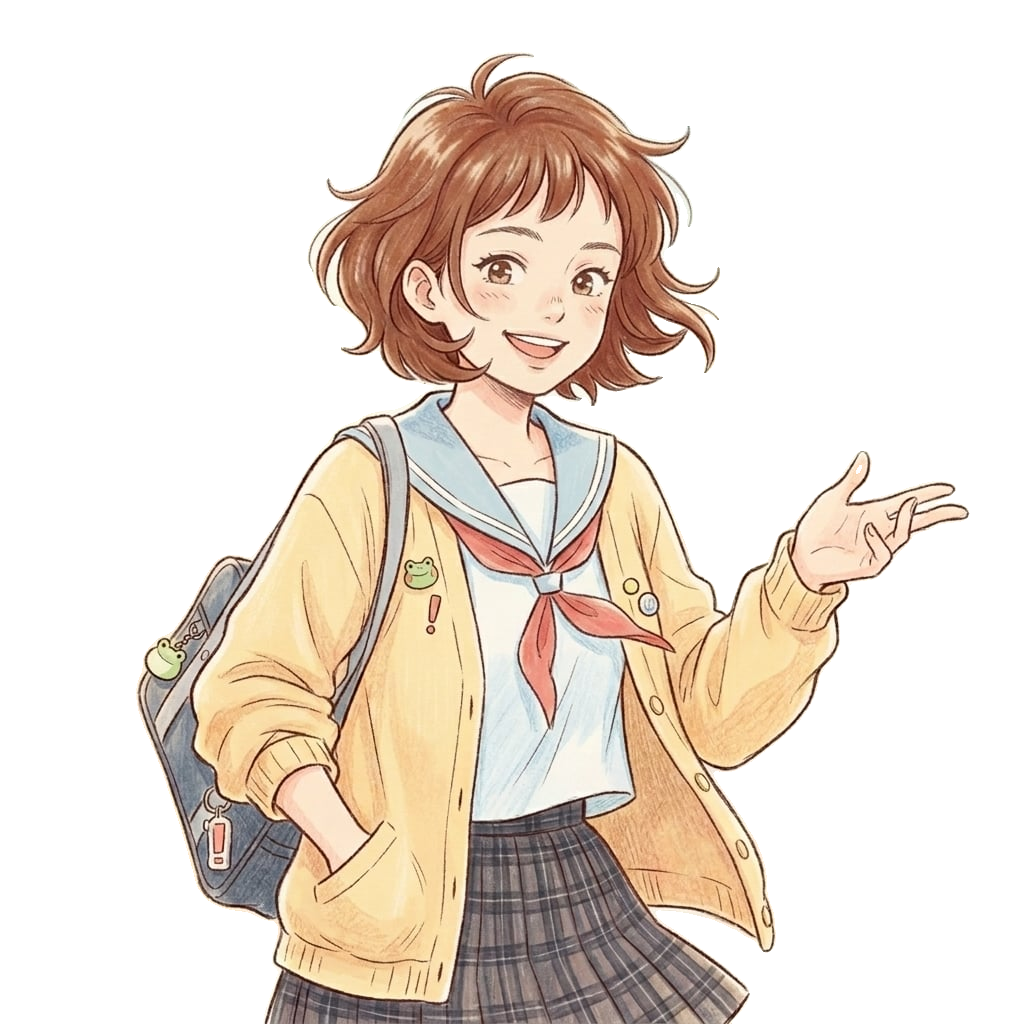 立繪——宇野奈惠，透明 PNG