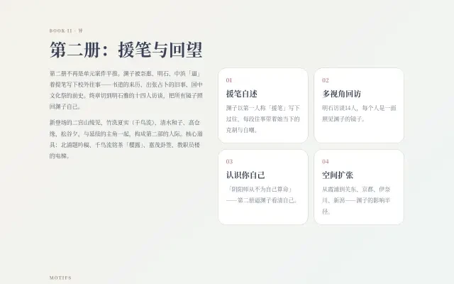 UI — second-volume reading view