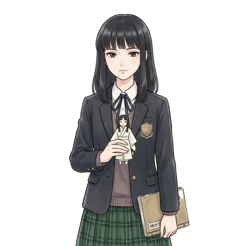 스프라이트 — 가모 후치코 투명 PNG