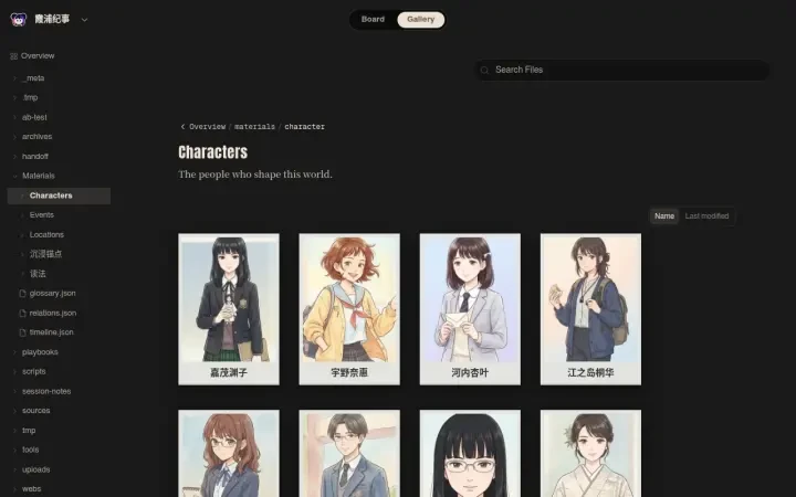Neta Studio — Xiapu Chronicles character gallery