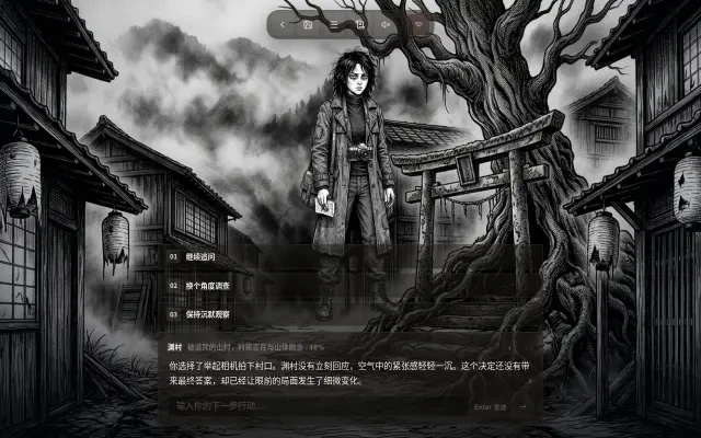 Gameplay — réponse narrative en direct