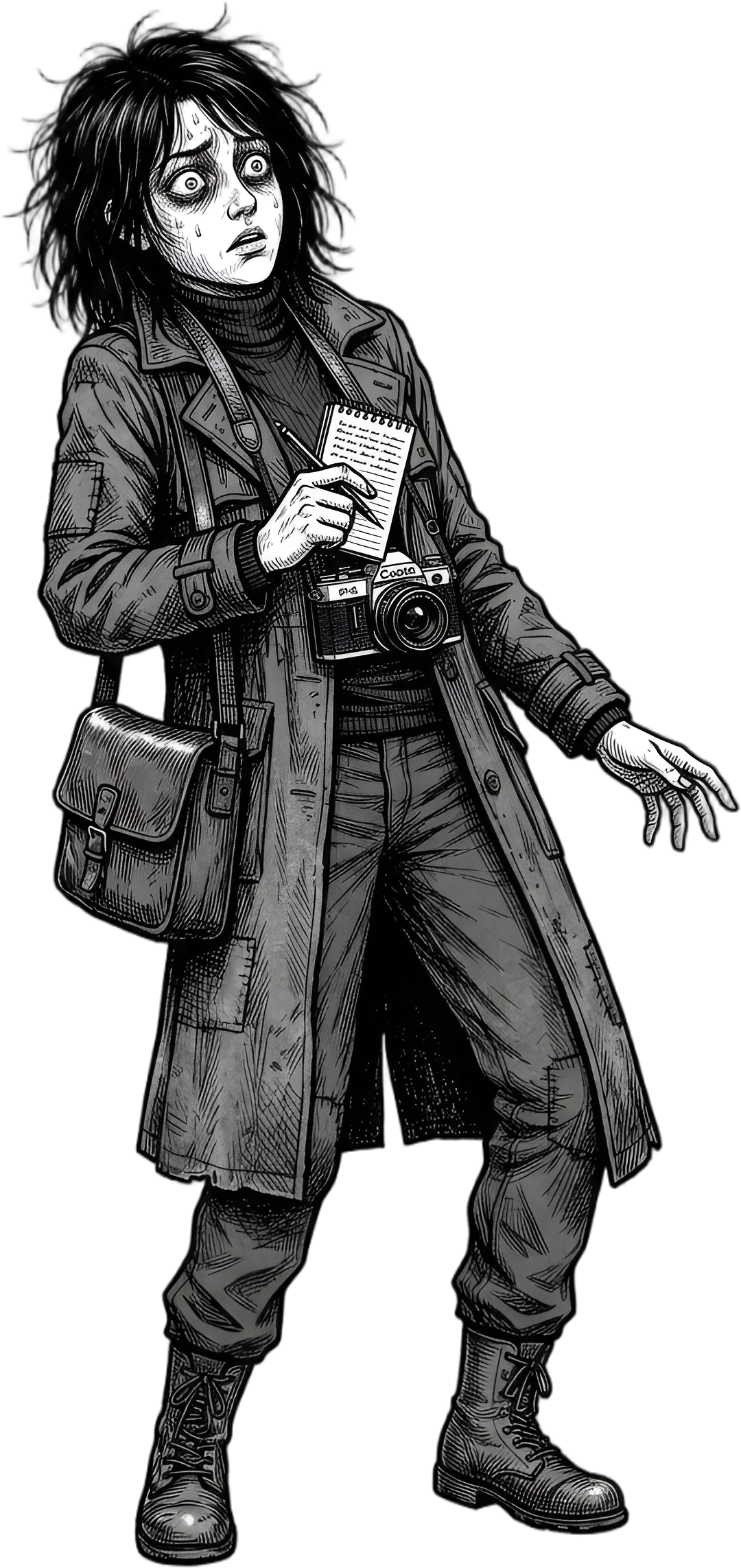 Sprite du protagoniste — horreur
