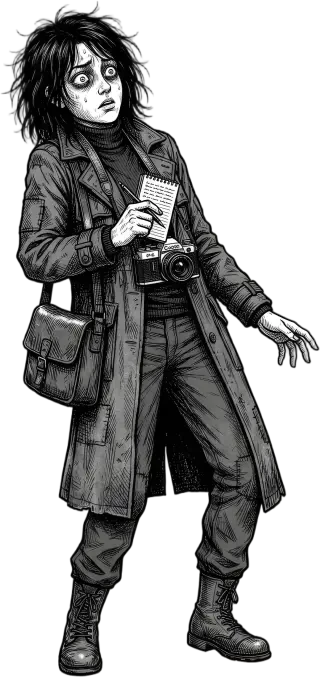 Protagonist sprite — horror