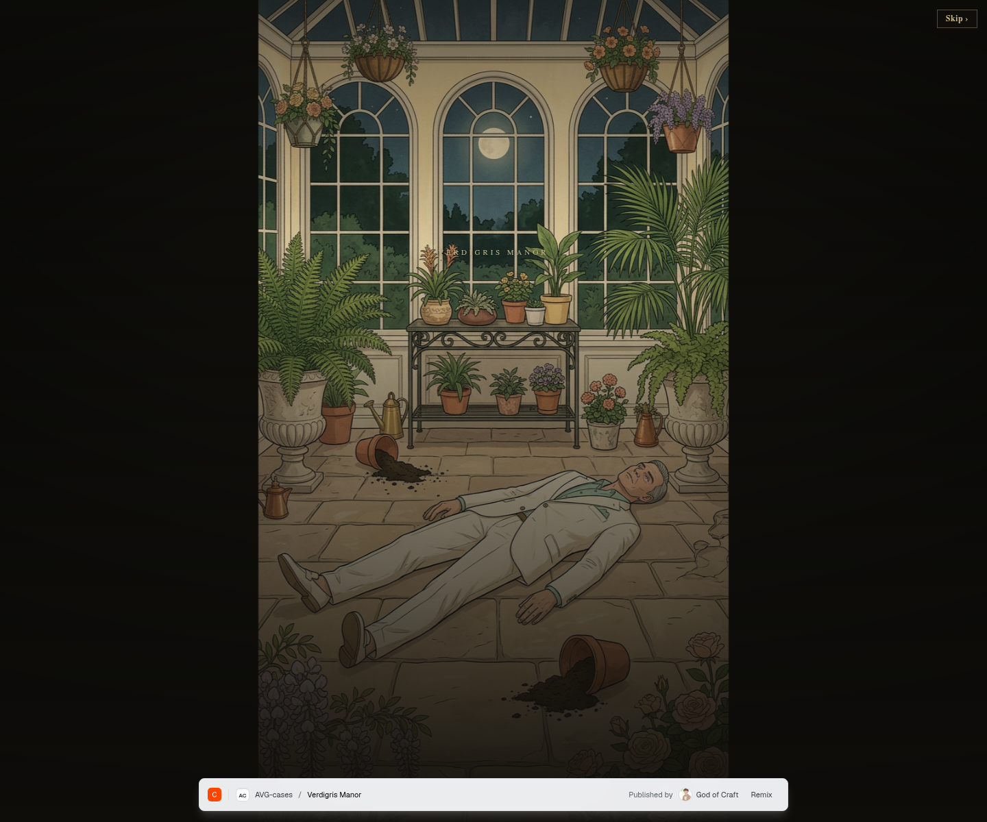 Verdigris Manor: The Sixth Dinner