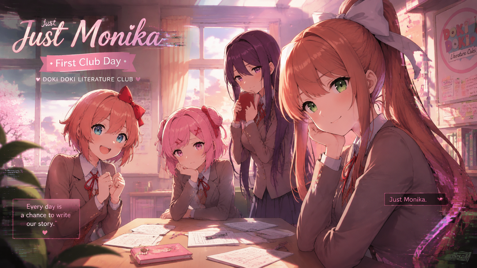 Just Monika: First Club Day