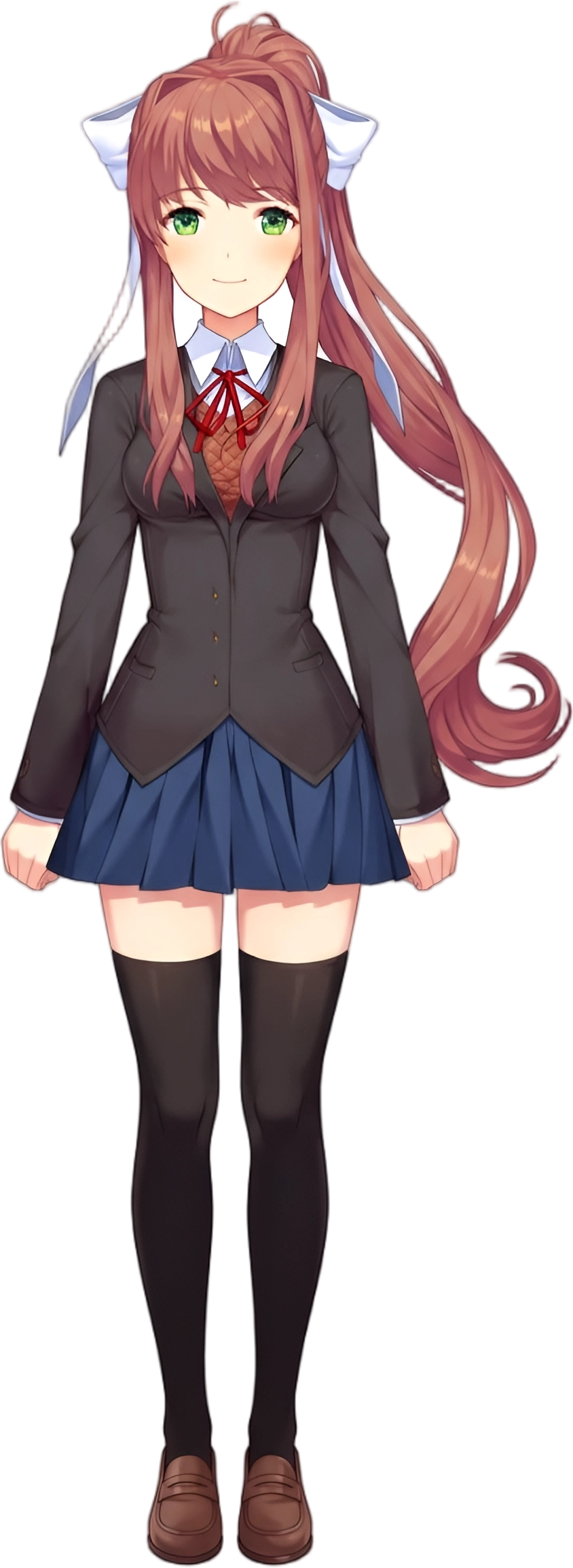 Monika neutral sprite