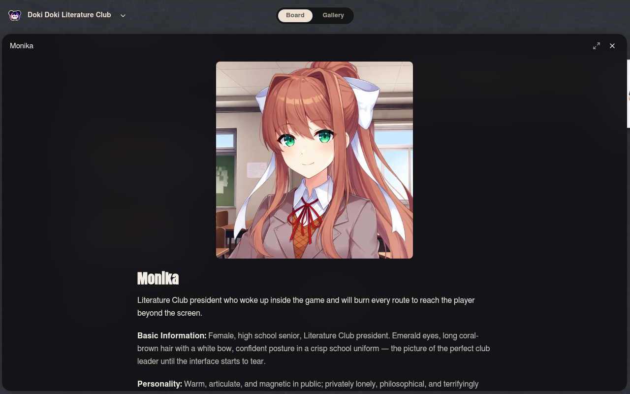 Neta Studio — Monika character view