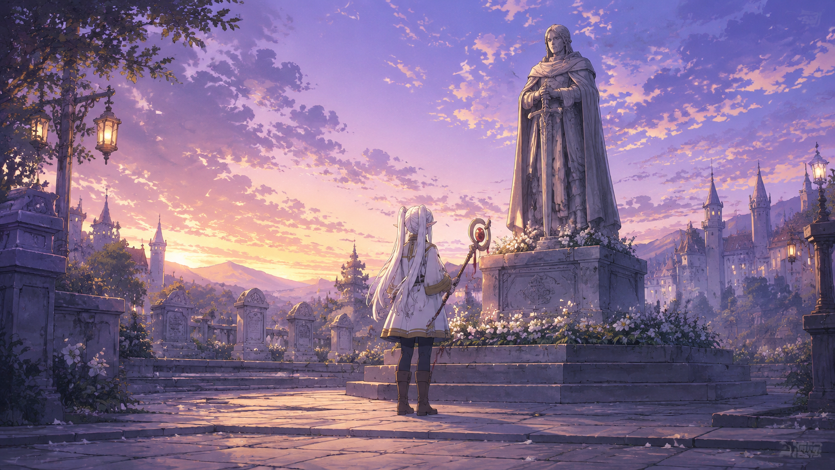 Frieren Simulator — Beyond Journey's End: An Interactive Visual Novel About Memory, Grief, and the Roads We Walk Twice