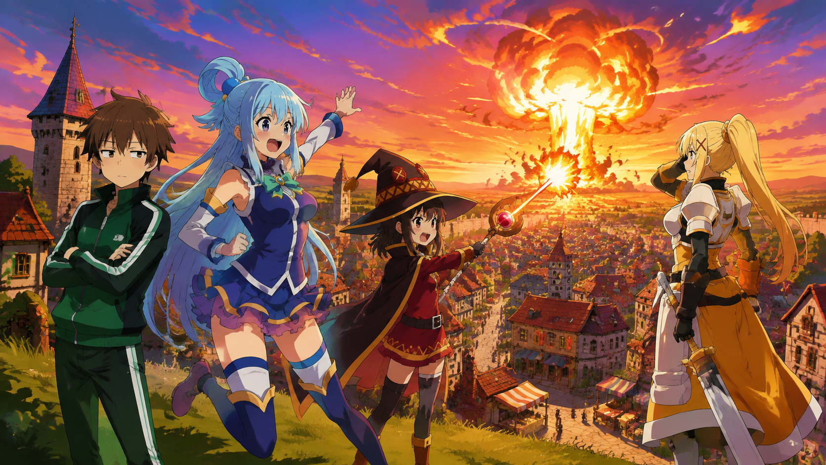KonoSuba — Axel’s Worst Adventuring Party: A Comedy Isekai World