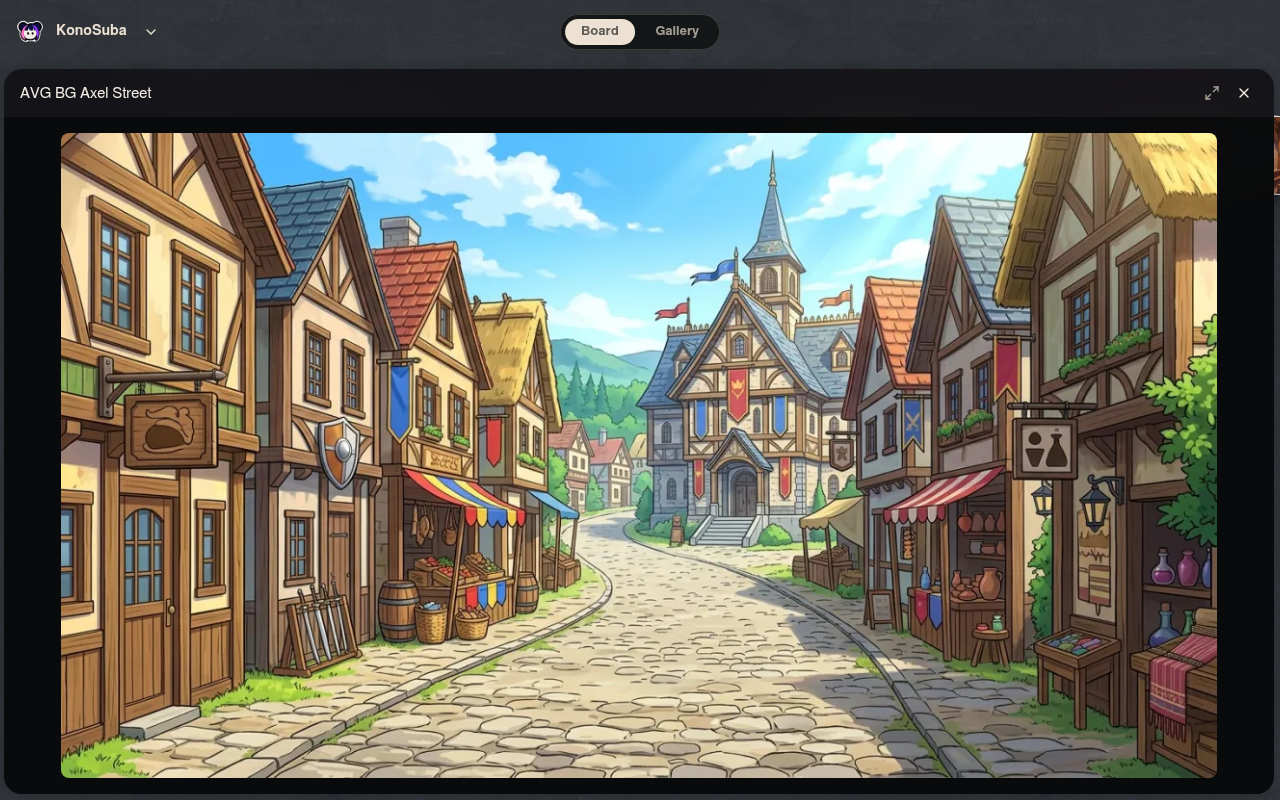 Neta Studio — asset detail panel