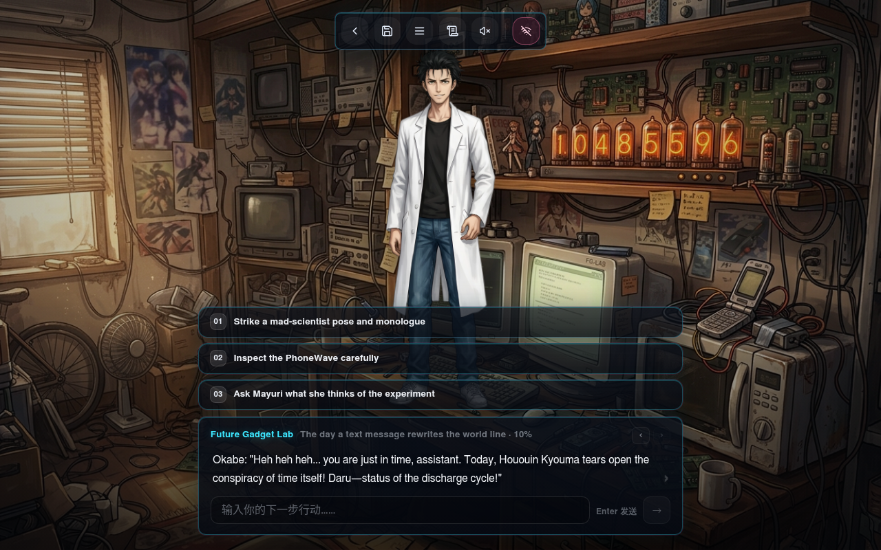 世界线 AVG —— 选项