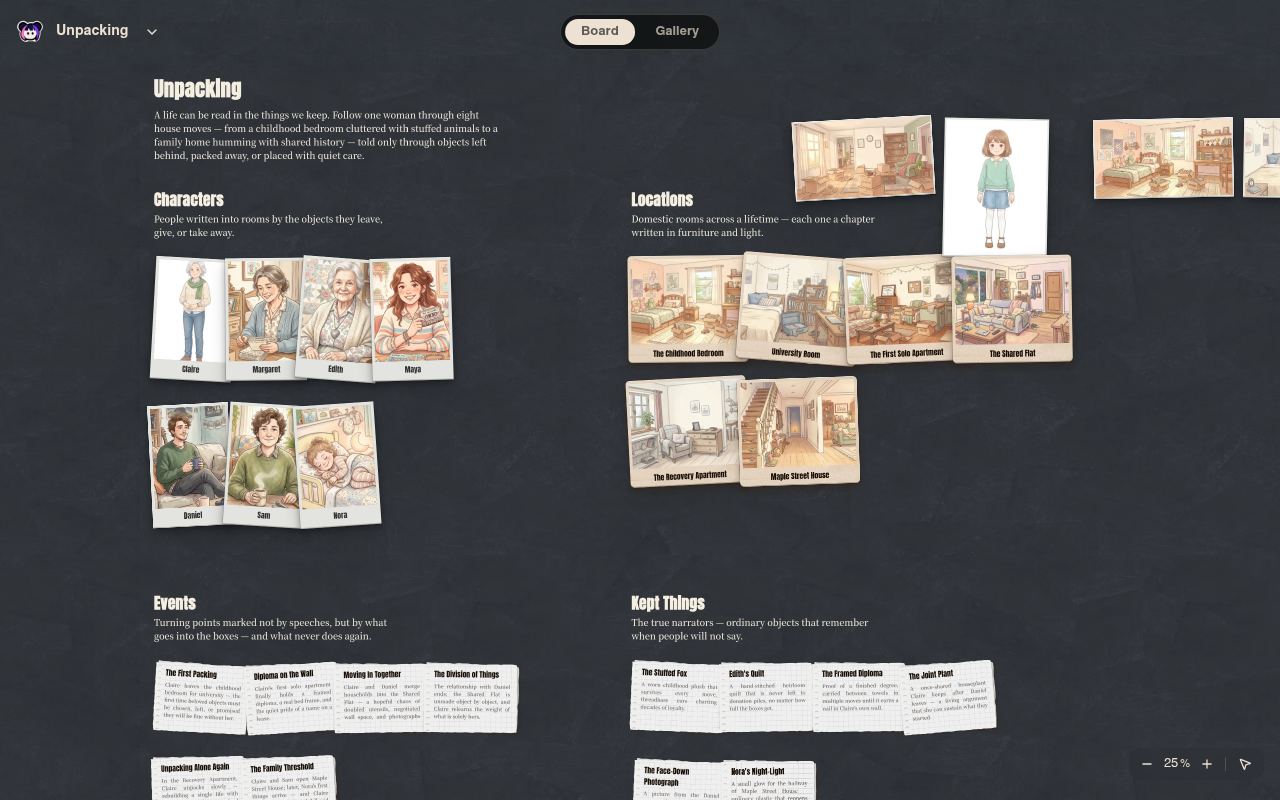 Neta Studio Interface — World Board