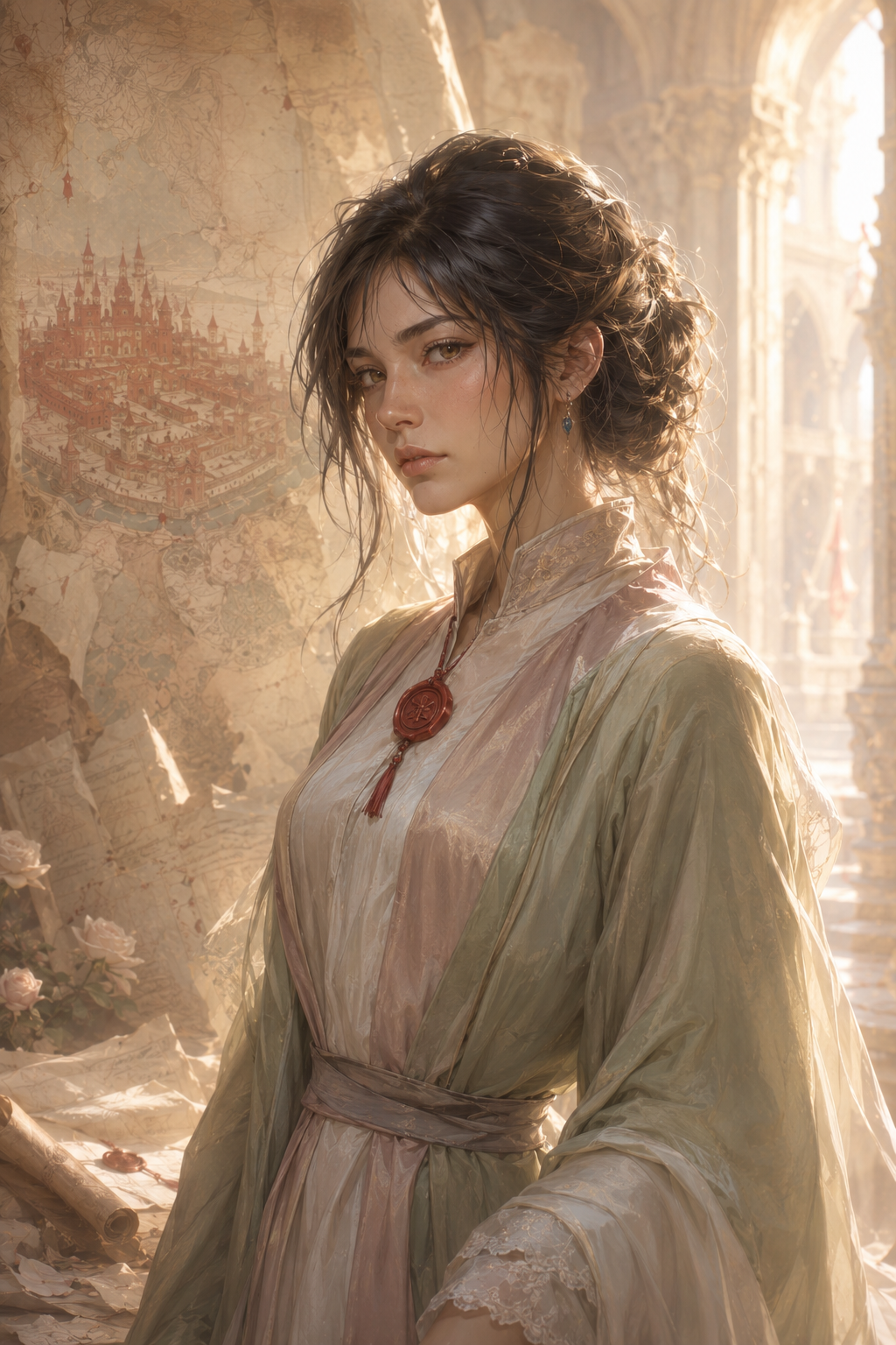 Obra web Blood Oath: Relations — retrato de Hu Hui